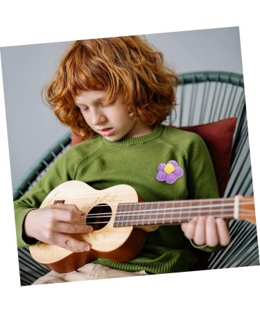 TEHAUX 30 Pcs Hairpin Accessories Crochet Hook Flowers for Headbands Diy Brooch Flower The Flowers Decals Assorted Color 4x3pcs 4X4cmx3pcs - Buy Online on GoSupps.com