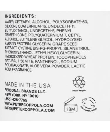 PETER COPPOLA a-Keratin Daily Repair Treatment - 5 oz Leave-In Hair Mask for Strong and Healthy Hair - Infused with Essential Oils - Buy Online on GoSupps.com