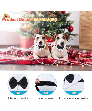 Shop Hacraho Adjustable Tuxedo Fly for Dogs - Formal Pet Costume for Weddings | Fits XS Medium Pets (Neck 40.6 45.7 cm) - Buy Online on GoSupps.com