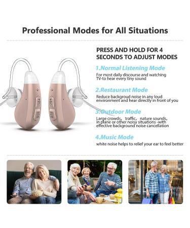 Teorite Rechargeable Portable OTC Hearing Aids | Dual Microphone | Noise Cancellation | Bluetooth | Comfortable & Invisible | Ideal Gift for Seniors - Buy Online on GoSupps.com