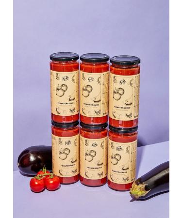 Choir KoRo Tomato sauce with eggplant 6 x 530 g - Buy Online on GoSupps.com