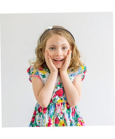 minkissy 4 Sets leopard headband hairpins french hair clips puffy headband lilac headband heart headpiece heart hair accessories vintage heart headband temperament girl cookie leather - Buy Online on GoSupps.com