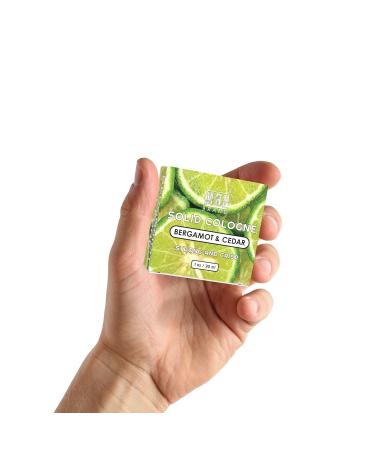 Solid Cologne Men's Bergamot and Cedar Solid Cologne Balm Wax Bergamot Cologne for men Solid Perfume with a Citrus Bergamot Scent (1 Ounce Bergamot Perfume Mens Cologne Balm) - Buy Online on GoSupps.com