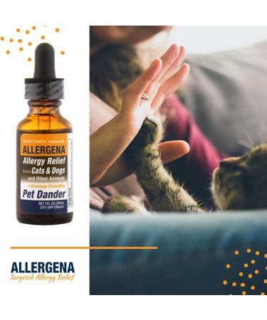 PROGENA Allergena Pet Dander Allergy Relief Drops - 1 Fl Oz - Buy Online on GoSupps.com