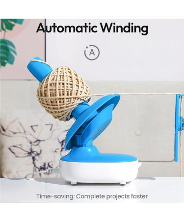 Etcokei Automatic Yarn Winder - Large 10oz Capacity  Stepless Speed  2 Min/Ball - Buy Online on GoSupps.com