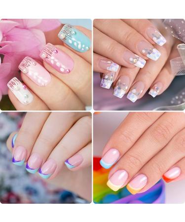 500 Transparent Acrylic Nail Capsules - American Nail Art with Storage Case | 10 Sizes for Studios & DIY at Home - Buy Online on GoSupps.com