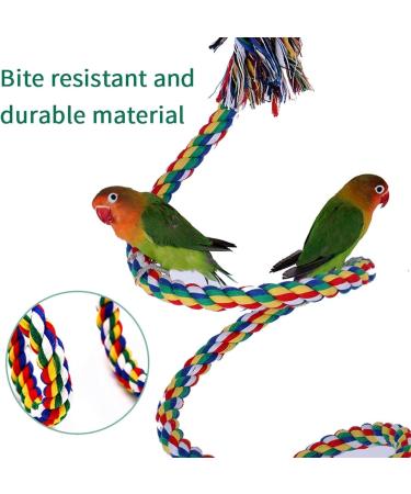 Aedcbaide Bird Parrots Toys - Parakeet Parrot Swing Included - Buy Online on GoSupps.com