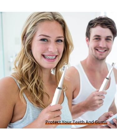 Y-Kelin Orthodontic Electric Toothbrush for Braces - Sonic Toothbrush with Replacement Heads 5 Modes Soft Bristle IPX7 Waterproof - Ideal for Braces Care - Buy Online on GoSupps.com