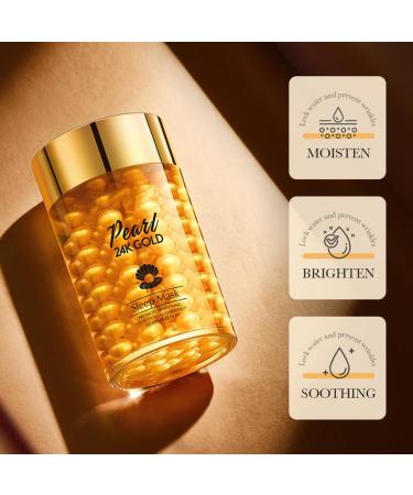 24K Gold Face Masks - Face Masks Beauty - Sleeping Face Mask for Hydrating repairing and rejuvenating skin - Face Masks Skincare - Hydrating Face Mask for Smooth Glowing Even Toned Skin Care - Buy Online on GoSupps.com