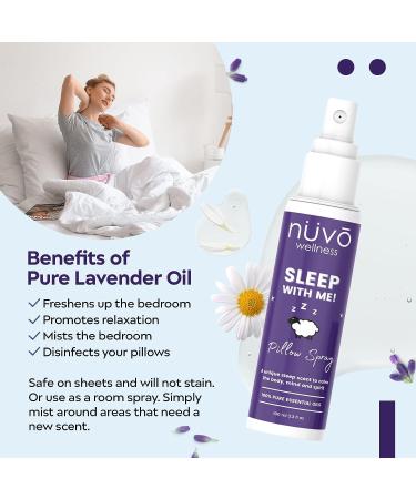 Premium Deep Sleep Pillow Mist with Lavender and Chamomile - Therapeutic Essential Oils for Relaxation and Restful Sleep - Buy Online on GoSupps.com