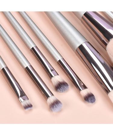 Face Powder Applicator Cosmetic Brush Set 18 Pieces Ergonomic Design Synthetic Fiber Aluminum Tube Multi-Purpose for Eyebrows Soft and Silky Blush Lips - Buy Online on GoSupps.com