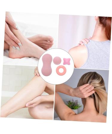 Beaupretty 4-Piece Fascia Ball Massage Set - Back & Shoulder Relief Devices | Neck Massage Tools | Relaxation Ball Pebbles - Pink 12x6x5cm - Buy Online on GoSupps.com
