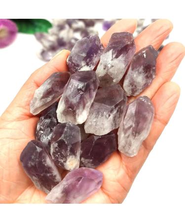 100g Bulk Rough Natural Amethyst Point Purple Quartz Druzy Crystal Cluster Specimen Stone Pendant Making Gifts Home Goods - Buy Online on GoSupps.com