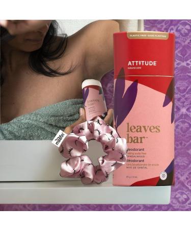 ATTITUDE Leaves Bar Deodorant Sandalwood Vegan Aluminum Free EWG Verified Plastic Free Baking-Soda Free Pack of 3 Cruelty-Free - Buy Online on GoSupps.com