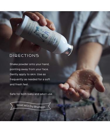 Farmstead Apothecary Organic Baby Powder with Tapioca Starch, Chamomile, Calendula Flowers - 4 oz - Buy Online on GoSupps.com