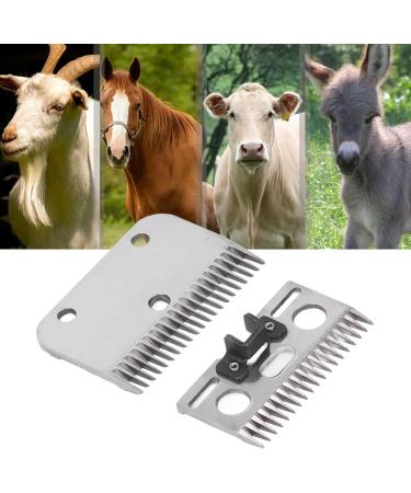 2Pcs 21 Teeth Horse Shears Replacement Blades Professional Carbide Clipper Blades for Horse Equine Goat Pony Cattle - Buy Online on GoSupps.com