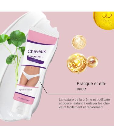  Jingmiger No-Shave Hair Removal Cream Lotion with Spatula 120 Grams - Hair Removal Cream for Bikini Area Intimate Area Legs Underarms Back and Bikini Lines - Buy Online on GoSupps.com