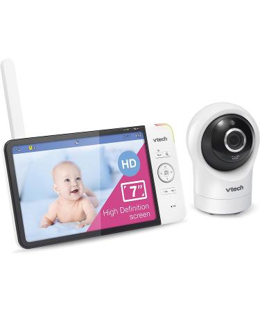 VTech RM7764HD 1080p WiFi Baby Monitor | 360 Pan/Tilt, 7 HD Display, Night Vision | Soothing Sounds, 2-Way Talk | Temperature Sensor, Motion Detection | iOS & Android Compatible - Buy Online on GoSupps.com