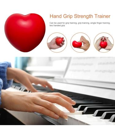 Hand Shaped Ball | Finger Strengthener Ball | Hand Grip Exerciser Heart Shaped Stress Balls For Single-Finger Training & Grip Training - Buy Online on GoSupps.com