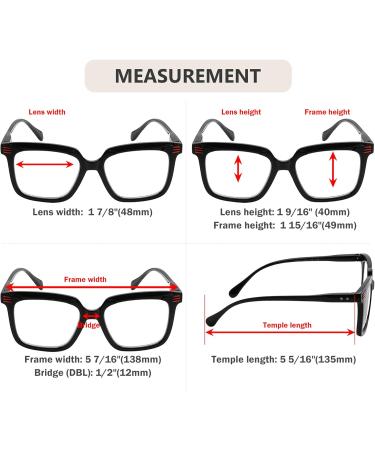 Eyekepper Oversized Rectangular Reading Glasses for Women - High Quality +1.75 - Stylish Yellow Aids - Buy Online on GoSupps.com