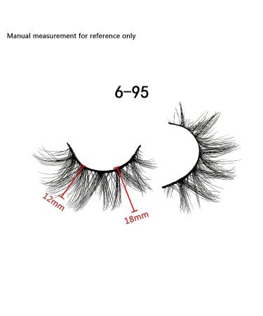 Doore 3D Lashes - 10-17mm False Eyelashes - Natural Look, Handmade, Reusable - 2 Pairs, Pack of 1 - Buy Online on GoSupps.com