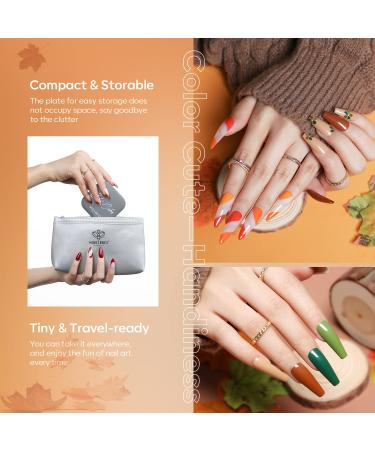 Modelones Fall Gel Nail Polish Set - 9 Colors Orange Green Yellow Solid Gel Polish Brown Red Pudding Gel | Upgraded Crme Manicure Palette | Soak Off LED Nail Art Kit | Salon Quality DIY with Pro Nail Brush - Urban City - Buy Online on GoSupps.com