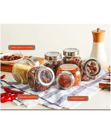 Condiment dispenser seasoning box glass seasoning box airtight jar for storing food tea beans candy preservation bottle pepper bottle p - Buy Online on GoSupps.com