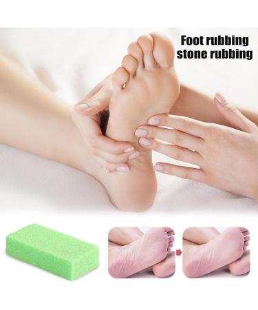 Heavy Duty Callus Remover Pumice Feet Scrubber Reusable Foot Stone Dry and Hard Skin Scraper Heel File Smoother Equipment Convenient Bathroom Equipments Spa Tools Green - Buy Online on GoSupps.com