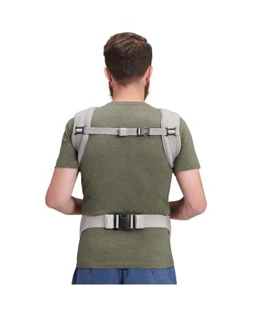 Ergonomic Children's Power Baby Carrier Milo - Back & Belly Carrier for Infants & Toddlers | Lightweight Cotton Gray 3 Months to 20 kg - Buy Online on GoSupps.com
