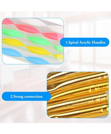 Nail Brush Set for Acrylic Powder - 5pcs Varnish Brush for Gel Polish Design and Nail Art | DIY Brush Pen with 5 Sizes Included - Buy Online on GoSupps.com