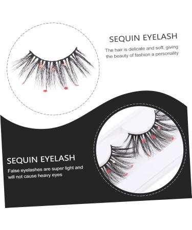 Holibanna False Eyelash 2 Pairs es Fluffy Volume Lashes Long Fluffy Fake Eye Lashes Faux Lashes Artificial Eyelashes Makeup Lashes Chemical Fiber 3d European and American Supplies - Buy Online on GoSupps.com