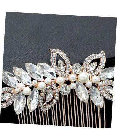 Beaupretty Bridal Hair Comb Accessories combs for rhinestone bridal comb Wedding Comb Bridal Clips bridal headpieces Pearl Bridal Comb flower clips for women accessories bride Comb - Buy Online on GoSupps.com
