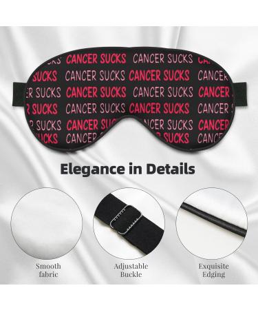 Double-Sided Eye Mask for Sleep - Cancer Awareness & Breast Cancer Support - Unisex Sleep Shade Cover - Buy Online on GoSupps.com
