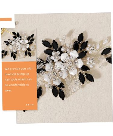 Ipetboom Pearl Flower Comb Tiara Hair Accessories Wedding Decor Leather Hair Tie Flower Hair Decor Bridal Hair Decor Bridal Head Decor Exquisite Hair Comb Girls Hair Accessory - Buy Online on GoSupps.com