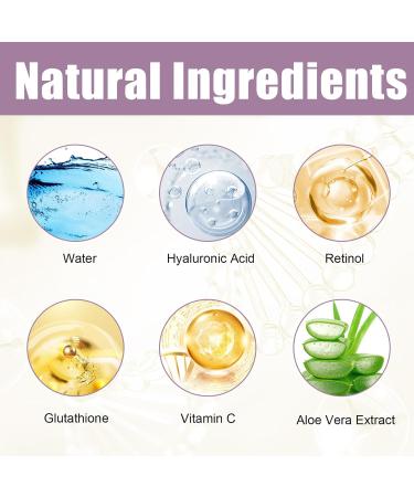 Instant Face Lift Serum Retinol Anti Wrinkles Face Serum Hyaluronic Acid Face Serum for Loose Contour & Fine Lines Nourishing Serum Advanced Night Serum High Tightening for Aging Skin - Buy Online on GoSupps.com