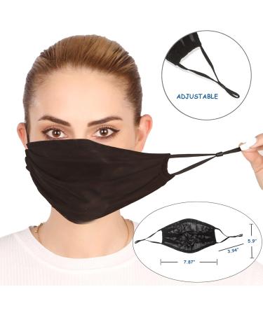 Wild & Bold 4Pcs Breathable Mesh Face Mask - Reusable Washable Comfortable for Men Women & Youth with Adjustable Earloop & Neck Strap - Perfect for Indoor & Outdoor Sports Parties - Buy Online on GoSupps.com