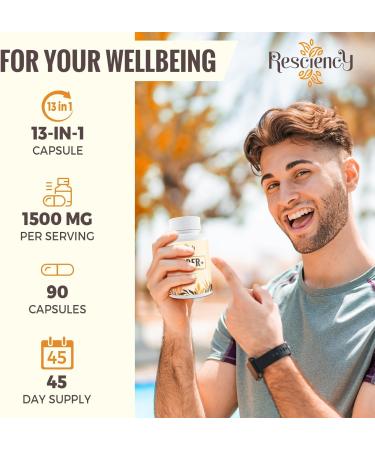 6-in-1 Detox Binder Supplement | 1500 MG Liver Detox Cleanse | Activated Charcoal & Zeolite Clay | Maximum Absorption | 90 Vegetarian Capsules - Buy Online on GoSupps.com