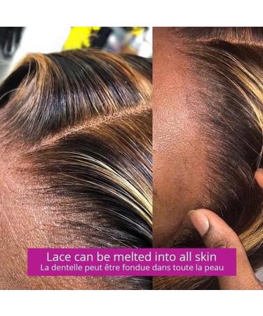 Bele Brazilian Straight 13x6 T-Part Ombre Lace Front Wig 4/27 Color 14 inch - 100% Virgin Human Hair - Buy Online on GoSupps.com