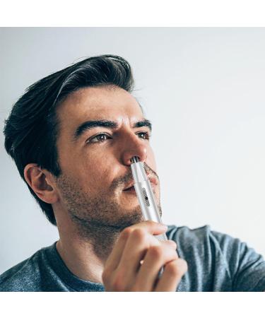 Setauoo Mens Nose Hair Remover Nose Hair Trimmer 2in1 for Face Beard Foot Hand Hair Easy Cleaning Nose Hair Trimmer Hair Device With White Nose + Razor - Buy Online on GoSupps.com