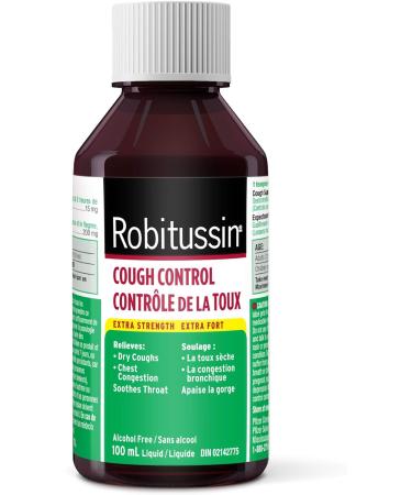 Robitussin Cough Control Extra Strength Cherry Flavor 100ml - Buy Online on GoSupps.com