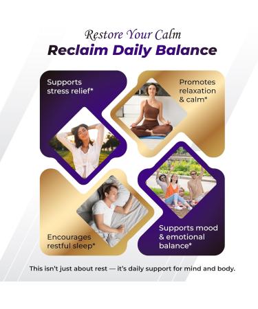 GriMed Ashwagandha Rhodiola 14 150mg - x 10 Power with St.John's Wort L-Theanine - Restore & Relax Restful Sleep (90 Count (Pack of 1)) - Buy Online on GoSupps.com