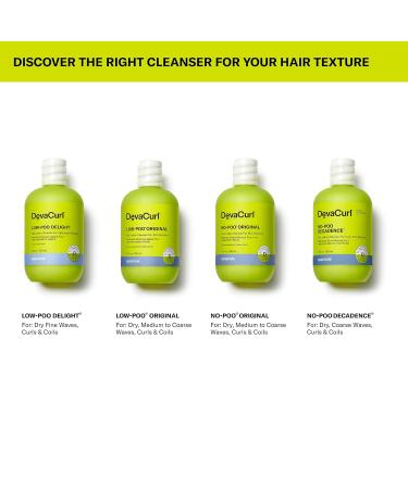 Deva Curl Low-Poo Original Mild Lather Cleanser for Rich Moisture | Hydrates | Enchances Curl Shape | All Curl Types Low-Poo Original | 32 fl oz - Buy Online on GoSupps.com