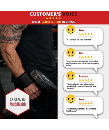 Bear Grips Wrist Wraps for Weightlifting Men  Wrist Straps for Weightlifting  Powerlifting Wrist Wraps  Weight Lifting Wrist Wraps for Women  Wrist Support for Weightlifting  Lifting Wrist Straps 12" Standard Strength: B - Buy Online on GoSupps.com