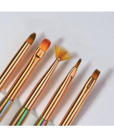 Creative Nail Art Pen With Colorful Handle Line Drawing And Phototherapy Nail Art Brush Convenient And Fun Tool Pull Wire Nail Pen 05 - Buy Online on GoSupps.com