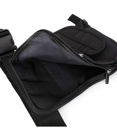Xieben Nylon Drop Leg Bag for Men & Women - Tactical Hip Belt Pocket for Motorcycle Outdoor Camping & Hiking - Black #12schwarz - Buy Online on GoSupps.com
