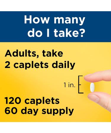 Nature Made Glucosamine Chondroitin Complex with MSM - 120 Caplets (60 Day Supply) - Buy Online on GoSupps.com