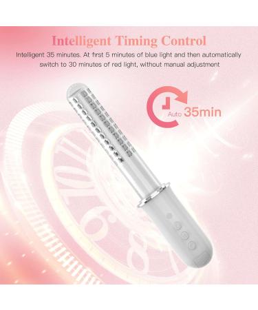 Vaginal Rejuvenation Wand | Red & Blue Light Gynecological Therapy Device for Women | Enhance Vaginal Health & PH Balance - Buy Online on GoSupps.com