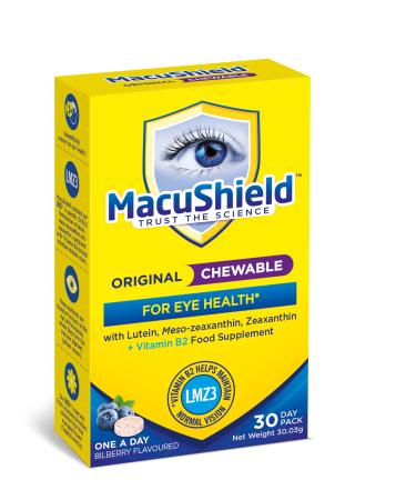 Macushield Original Chewable 30 Tablets 30 g