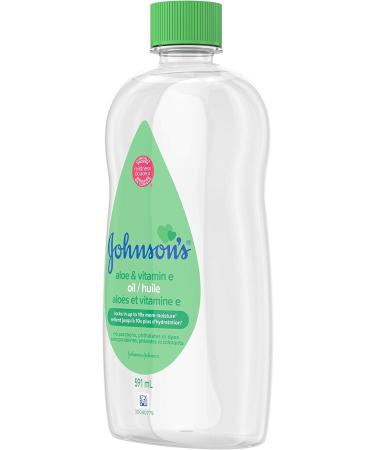 Johnson's Baby Oil Gel with Moisturizing Aloe Vera Skin-Soothing Vitamin E and Mineral Oil 591 ml 591 ml (Pack of 1) - Buy Online on GoSupps.com
