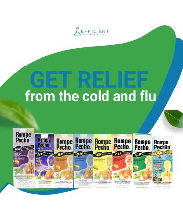 ROMPE PECHO Night Time (NT) Cold & Flu Relief Herbal Liquid Medicine for Nighttime Use with Honey and Eucalyptus Alcohol-Free 6 fl oz - Buy Online on GoSupps.com